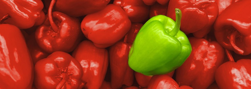 green pepper out of place